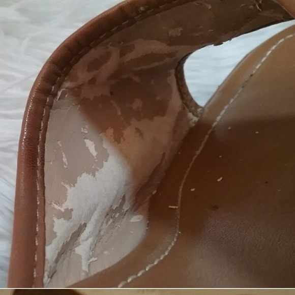Vintage Lauren Ralph Lauren Mckayla Monogram Wedges - Picture 6 of 8